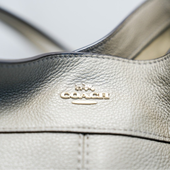 COACH Lexy Full Grain Pebble Leather Shoulder Bag, VERY CLEAN - Picture 7 of 17